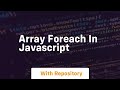 array foreach in javascript
