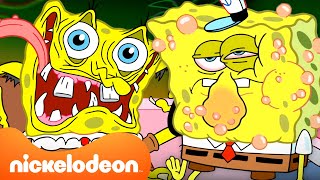 Bob Esponja | Las Escenas MÁS ASQUEROSAS de Bob Esponja | Recopilación de 53 Minutos | Nickelodeon