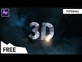 EPIC 3D Text Reveal Animation in After Effects (NO PLUGINS) After Effects Tutorial | FREE TEMPLATE