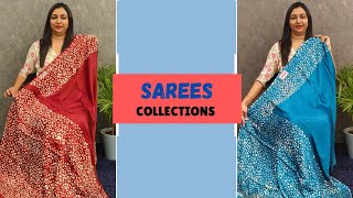 Pure Modal Sarees Collections 😍 || 𝐆𝐋𝐈𝐓𝐙𝐈𝐍𝐃𝐈𝐀 FASHIONS 🛍🌟