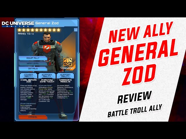 General Zod Dcuo