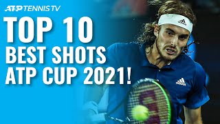 Top 10 Best Tennis Shots & Rallies at ATP Cup 2021!