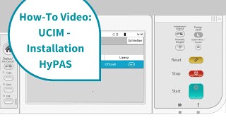 Ersteinrichtung: Installation der HyPAS Anwendung am MFP - UTAX Cloud Informationen Manager