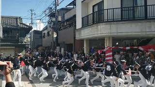 岸和田だんじり祭り 中町 S字