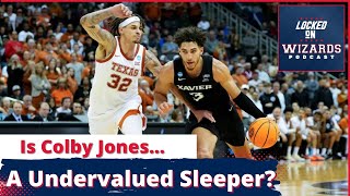 What does Colby Jones bring to DC and where does he fit long-term? Target Center in the draft?