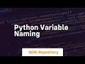python variable naming