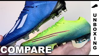 COMPARE : Nike Mercurial Vapor 13 Elite FG vs adidas X 19.1 FG/AG