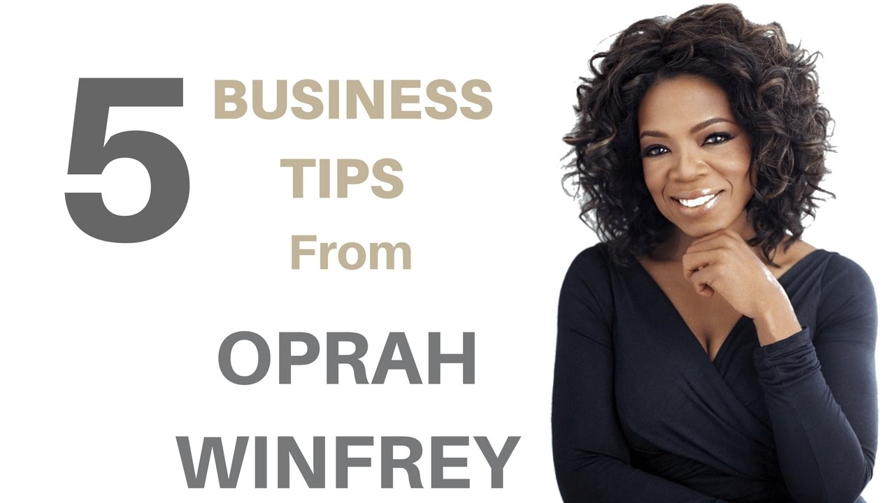 5 Business Tips From Oprah Winfrey - YouTube