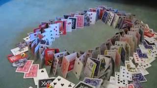 EPIC CARD DOMINO EFFECT: 400 cards