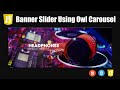 Banner Slider Using Owl Carousel || Web Design Full Course || Web Design || Web Design Course || Css