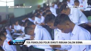 Tes Psikologi Polri Diikuti Ribuan Calon Siswa