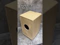 drumbito cj 01 cajon double snares wooden cajon unboxing and demo