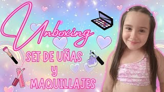 Unboxing de mi nuevo set y maquillajes!!💅🏻💄💖