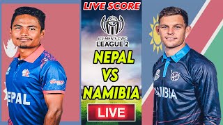 🔴Live Nepal Vs Namibia CWC League II ODI Match 2024 | Live Score & Commentary | Mr Dost
