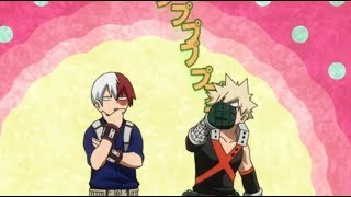 Bakugou Laughs at Todoroki!! 😂