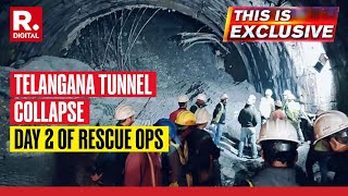 This Is Exclusive: NDRF Intensifies Rescue as 8 Workers Trapped in Telangana Tunnel Collapse