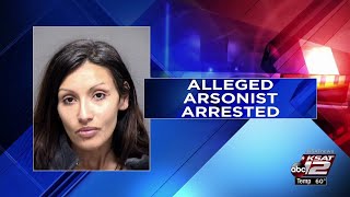 Bexar County Fire Marshal's Office arrests woman, 33, on arson, burglary charges