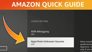 Fire TV Devices | How to Allow Apps from Unknown Sources (2022)