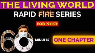 Rapid Fire for NEET- The Living World Class 11 Biology | NEET Biology