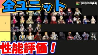 【FEエンゲージ】【ゆっくり解説】プレイ時間900時間越えの饅頭によるユニット性能Tier表＆解説動画！！！