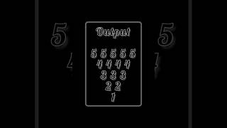 #122 || C language tutorial || C pattern programming#shorts #coding