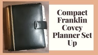 August 2019 Compact Franklin Covey Planner Set Up