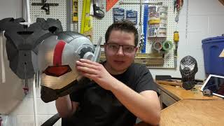 3D printed Ant-Man helmet and painting process