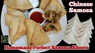 Chinese Samosa With Homemade Perfect Samosa Sheets @asfazhomecooking