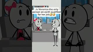 Veronica can't check her email past 5pm @therealveronika #fyp #animation #usa #viralvideo #uk