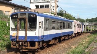 のと鉄道NT200形NT204+NT202 七尾～和倉温泉