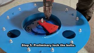 how to install Vibrator motor on rotary sieve