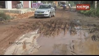 Poor Condition Of Road Hits Commuters In Kantabanji