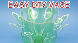 DIY Plastic Bottle Vase for Beginners Plastic Bottle Crafts Ideas