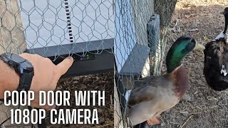 Automatic Chicken Coop Door with Camera 1080P