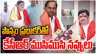 Minister Ponnam Prabhakar Meets KCR For Invite Telangana Thalli Statue Inoguration | ZEE Telugu News