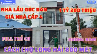 Nhà Lầu Gác Đúc Mặt Tiền Đường Nhựa Sát Chợ Long Hoa  Mua Bán Nhà Đất Tây Ninh 887N