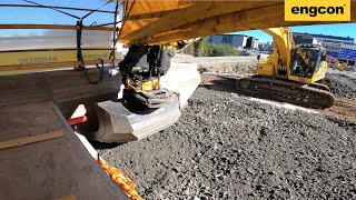 Komatsu HB 215LC Hybrid with engcon Tiltrotator