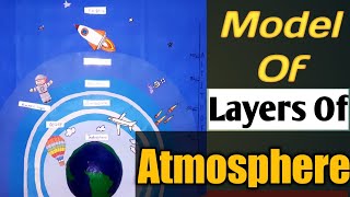 Layers Of Atmosphere Model/Science/SST School Project For Exhibition/Kansal Creation