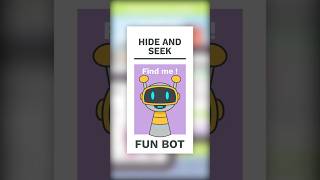 Hide and Seek with Fun Bot| Incredibox Sprunki ! #Incredibox #Sprunki Funbot #HideAndSeek #Shorts