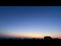 2021年4月21日 夕焼け空 タイムラプス