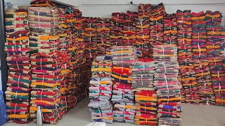 ❤️साड़ी मार्केट ❤️ Surat Saree | Biggest Saree Manufacturer | Saree Wholesale Market Surat 😱 #saree