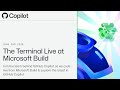 The Terminal Live - Day 1 at Microsoft Build