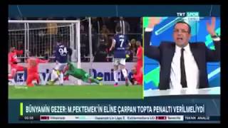 Bünyamin Gezer, Fenerbahçe'nin verilmeyen penaltısına çıldırıyor!