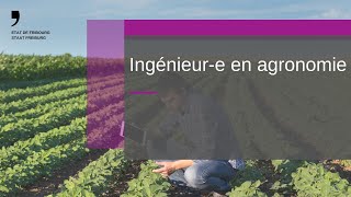 Ingénieur-e en agronomie. Perspectiva