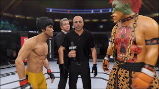 Bruce Lee vs. Bowser - EA Sports UFC 4 - Epic Fight 🔥🐲