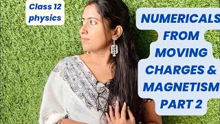 Previous year numericals cbse class 12|| moving charges and magnetism