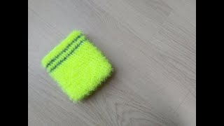 코바늘 목욕타월 수세미 뜨기 / 네모 수세미 / 사각 수세미 / crochet scrubby