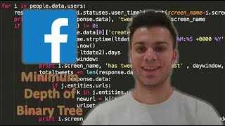 FACEBOOK CODING INTERVIEW - MINIMUM DEPTH OF A BINARY TREE (LEETCODE)