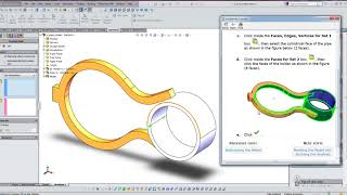 Solidworks S 6 Nonlinear Contact Analysis of a Pipe Holder