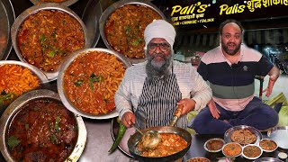 Jaipur Vegetarian Food | Ghee Dal tadka | Papad Ki Sabzi | Pali's Dhaba